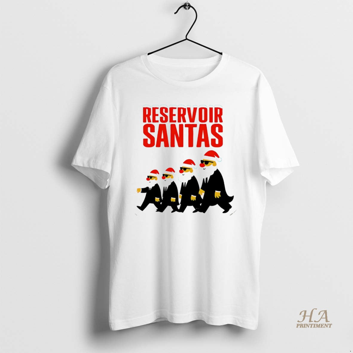 Official Reservoir Santas Christmas White T-Shirts, Hoodie, Sweatshirt | InkNestWear.com