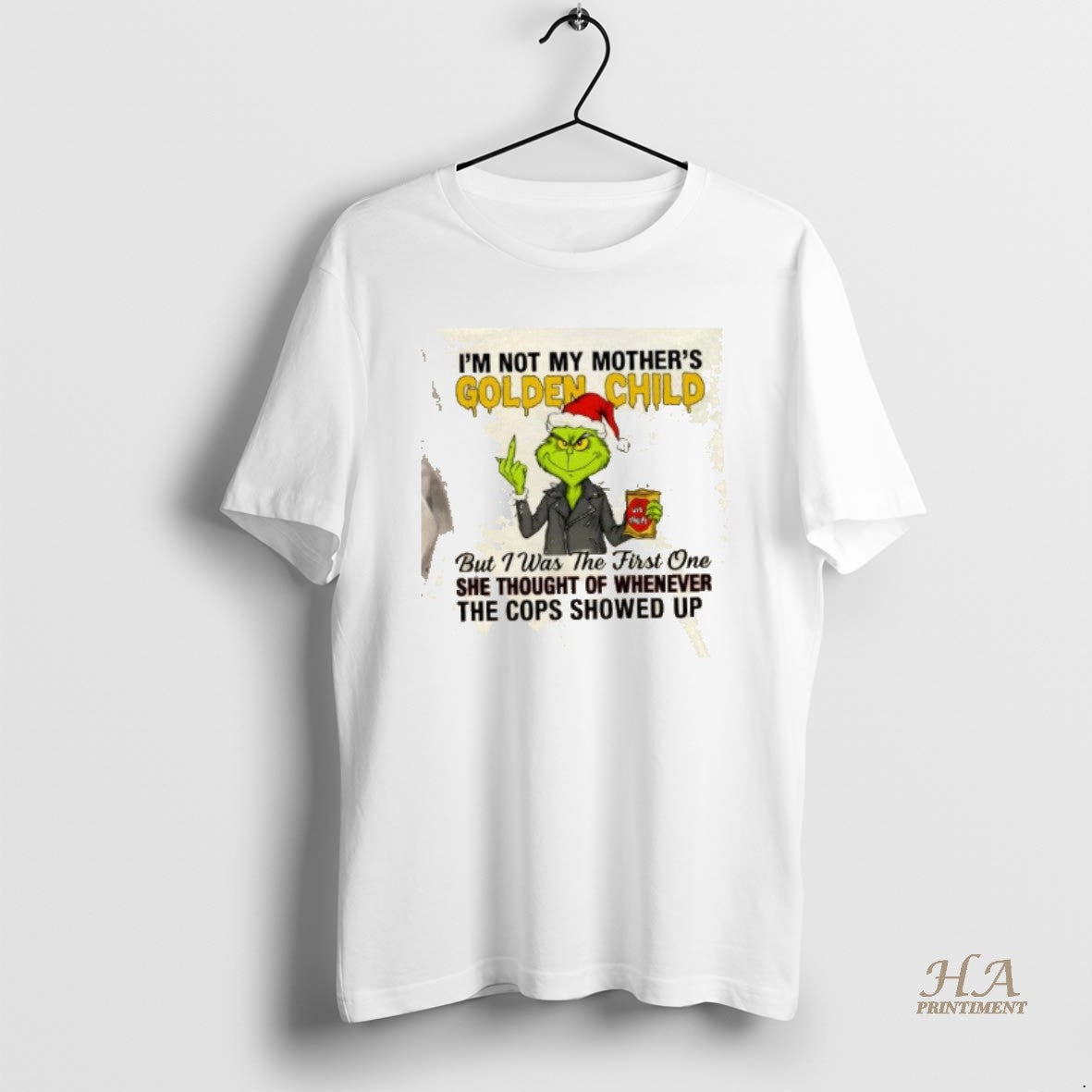 Official Resger Grinch Im Not My Mothers Golden Child Christmas T-Shirts, Hoodie, Sweatshirt | InkNestWear.com