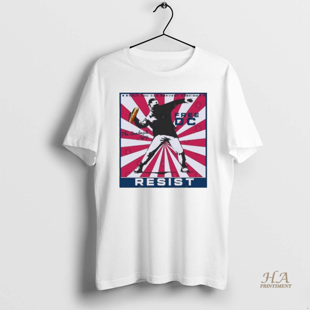 Official Resist Sandwich Guy Free Dc T-Shirts, Hoodie, Sweatshirt | InkNestWear.com
