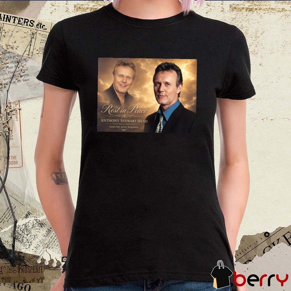 Rest In Peace Anthony Stewart Head 1964 – 2026 Gone But Never Forgotten Poster t-shirt
