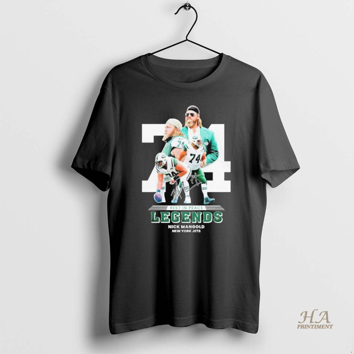 Official Rest In Peace Legends Nick Mangold New York Jets 74 T-Shirts, Hoodie, Sweatshirt | InkNestWear.com