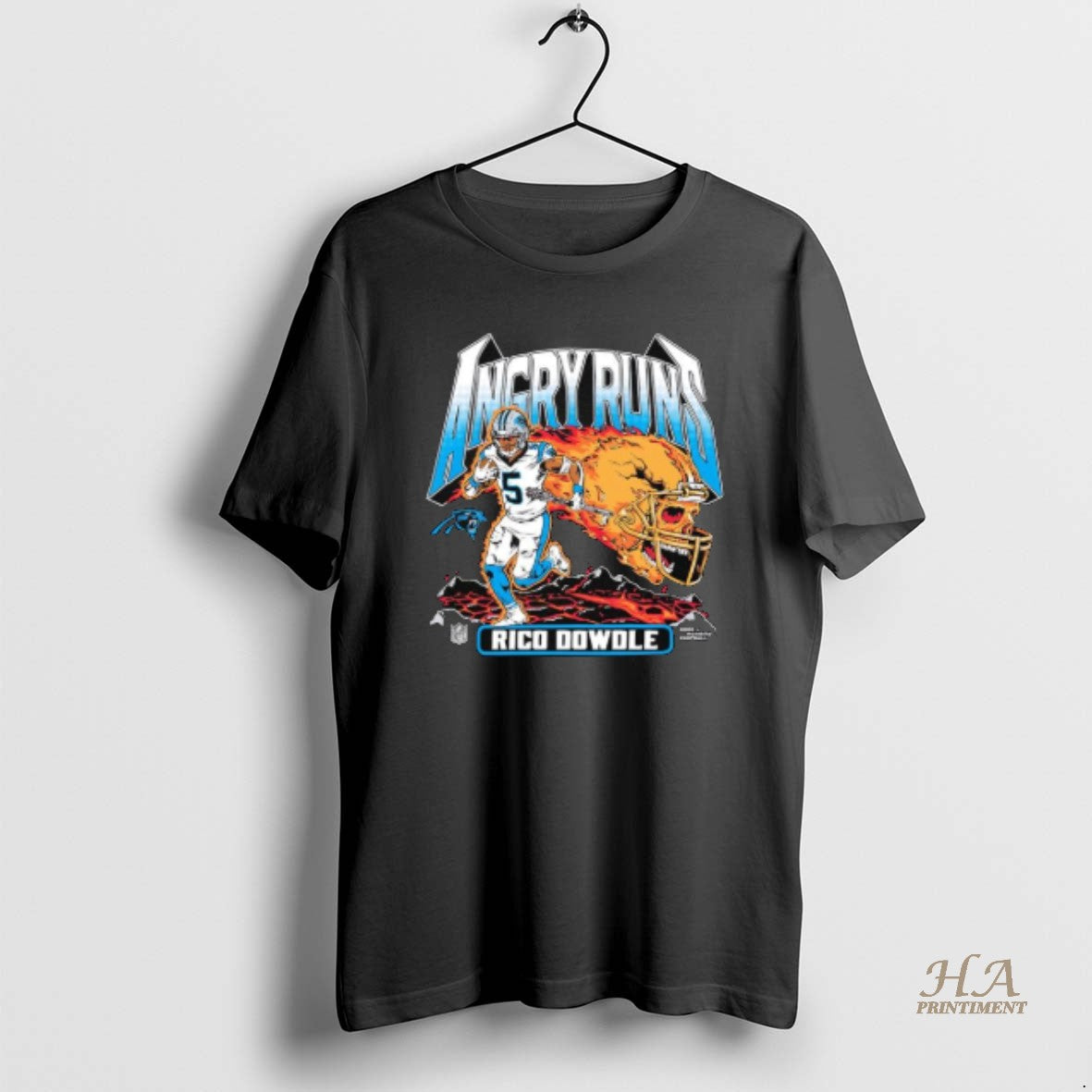 Official Rico Dowdle Angry Runs Carolina Panthers Good Morning Football T-Shirts, Hoodie, Sweatshirt