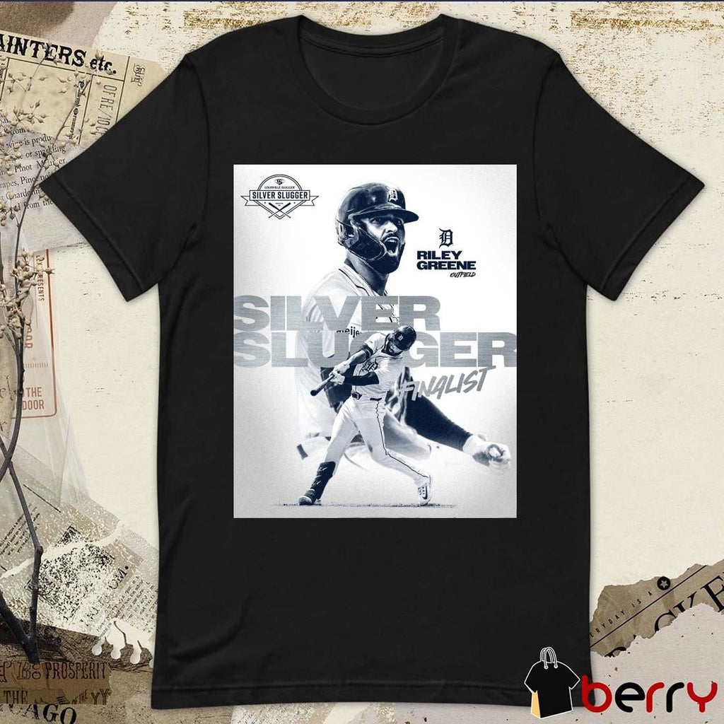 Riley Greene Detroit Tigers MLB Silver Slugger Award finalists Louisville Slugger Poster t-shirt
