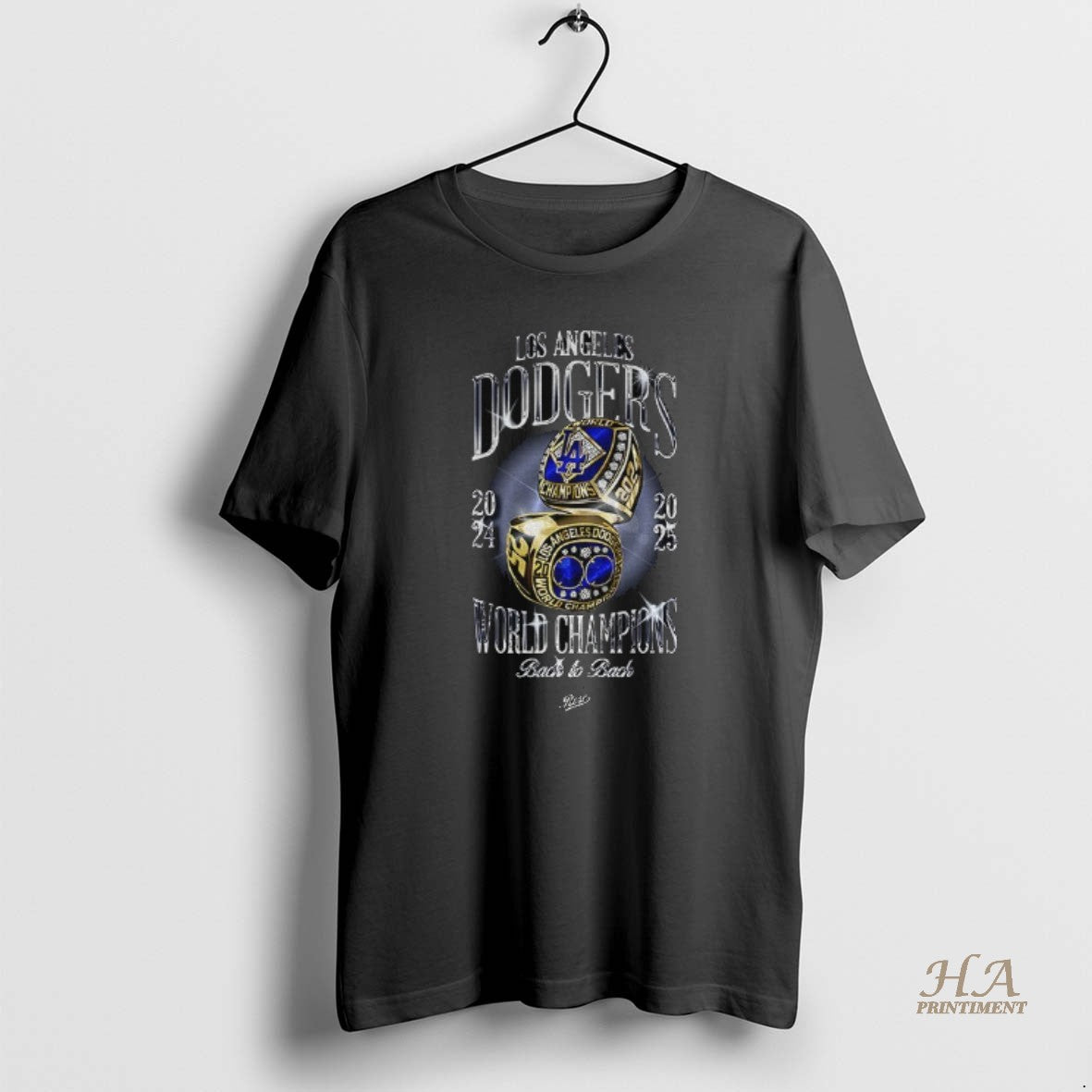 Official Rings Los Angeles Dodgers World Champions Back To Back 2024 2025 Logo T-Shirts, Hoodie, Sweatshirt | InkNestWear.com