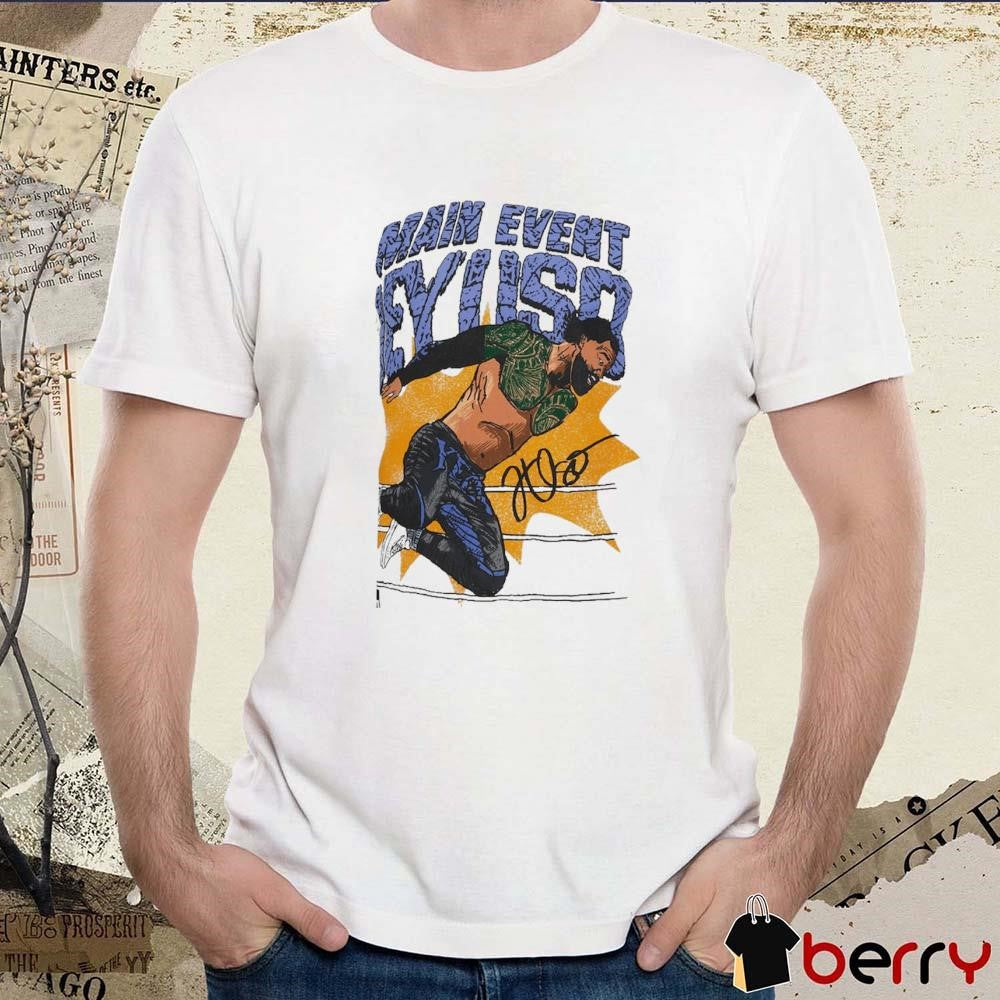 Ripple Junction Main Event Jey Uso Illustrated Yeet Signature WWE 2025 Graphic t-shirt