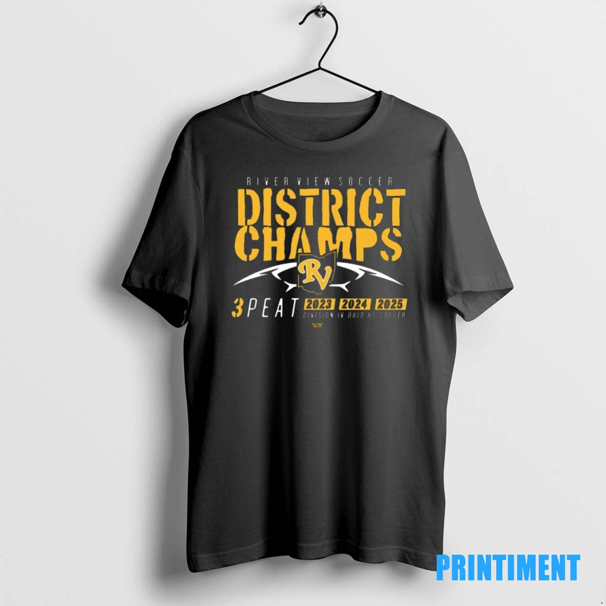 Official River View Soccer District Champions 2025 3 Peat 2023 2025 Division Iv Ohio Hs T-Shirts, Hoodie, Sweatshirt