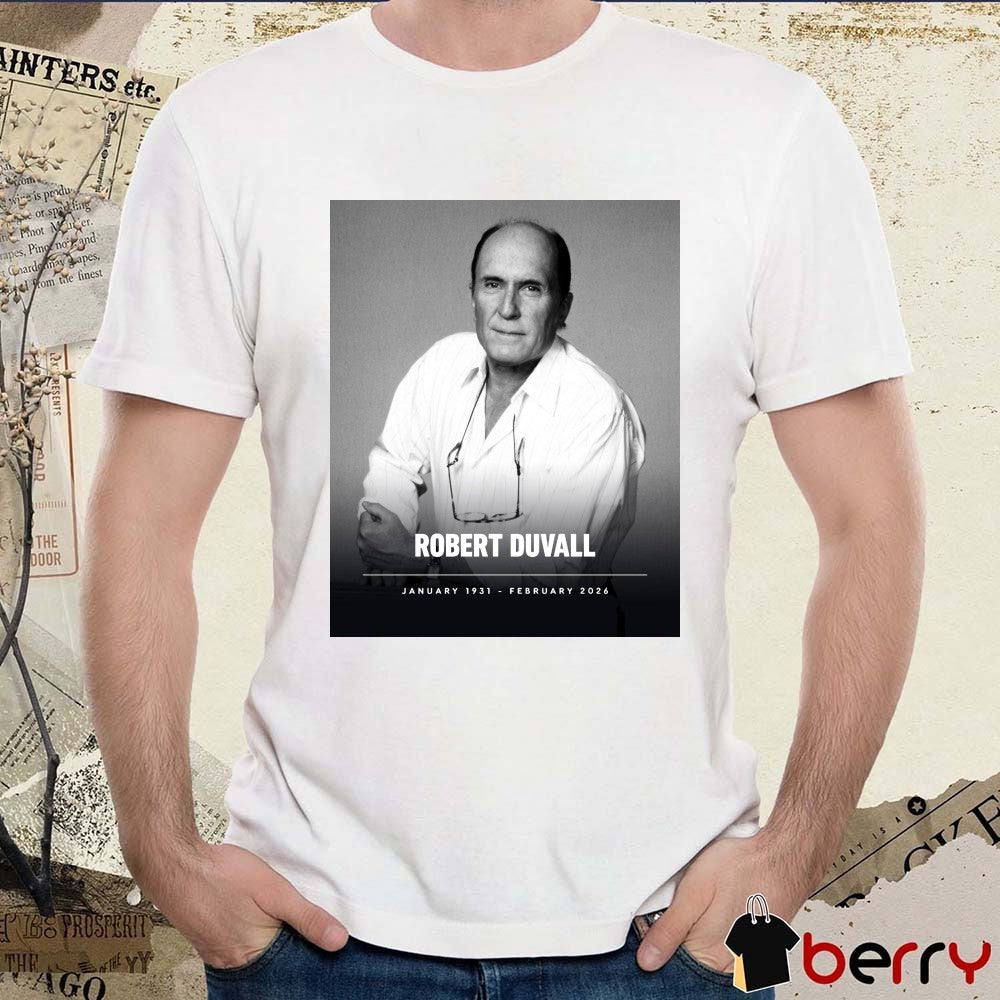 Robert Duvall January 1931 – February 2026 His Roles In The Godfather And Apocalypse Now t-shirt