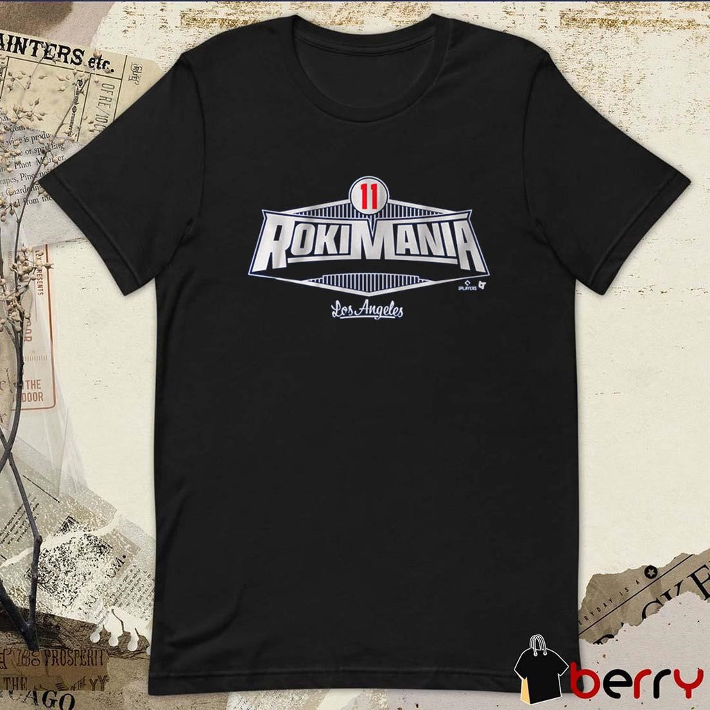 Roki Sasaki 11 RokiMania Los Angeles Dodgers MLB Baseball 2025 t-shirt