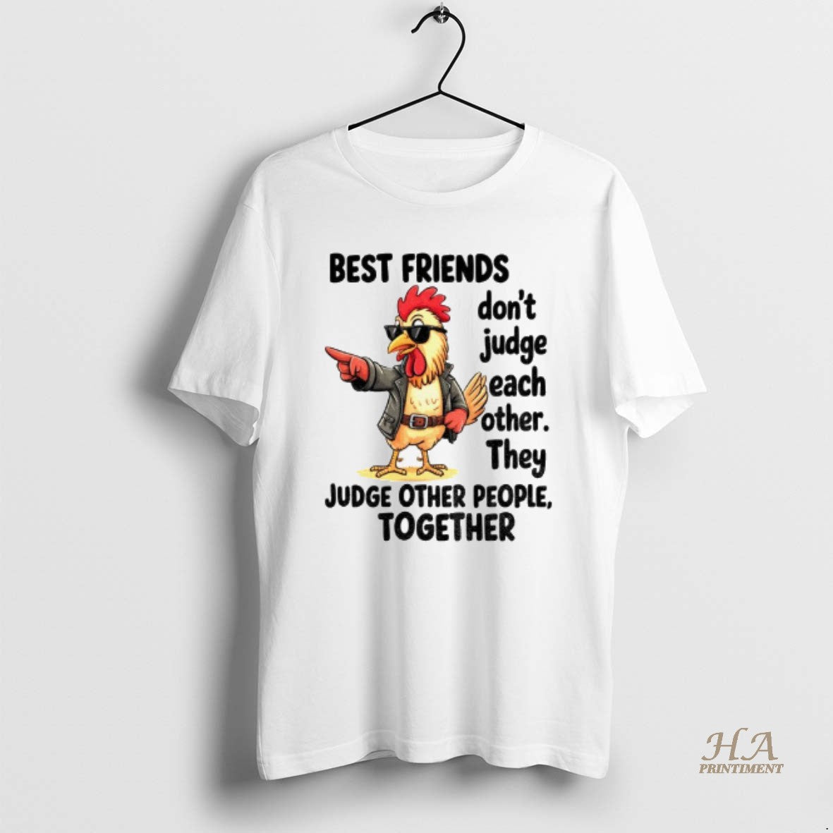 Official Rooster Best Friends Dont Judge Each Other They Judge Other People Together T-Shirts, Hoodie, Sweatshirt
