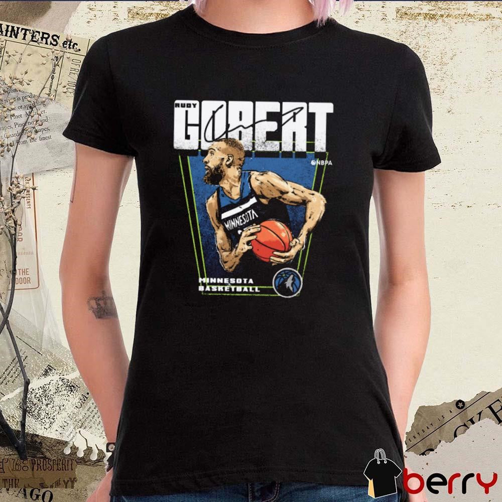 Rudy Gobert Minnesota Timberwolves Basketball Signature t-shirt
