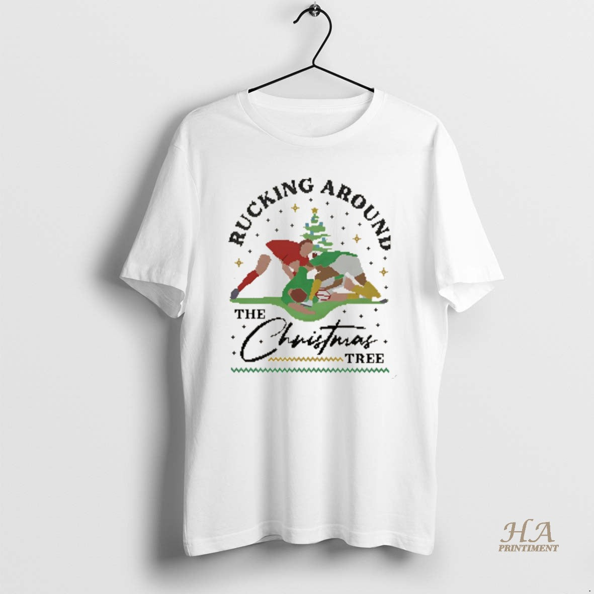 Official Rugby Wales Rucking Around The Christmas Tree Christmas T-Shirts, Hoodie, Sweatshirt | InkNestWear.com