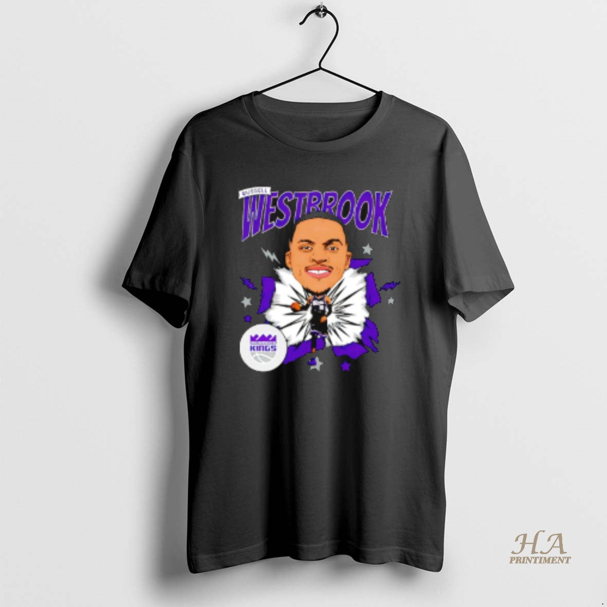 Official Russell Westbrook Sacramento Kings Caricature T-Shirts, Hoodie, Sweatshirt | InkNestWear.com