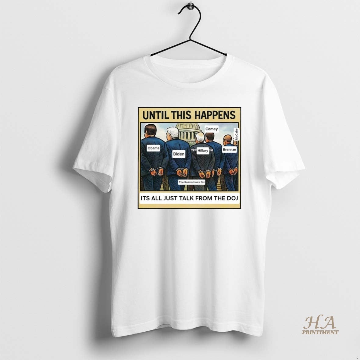 Official Russia Hoax Six Until This Happens Its All Just Talk From The Doj T-Shirts, Hoodie, Sweatshirt | InkNestWear.com