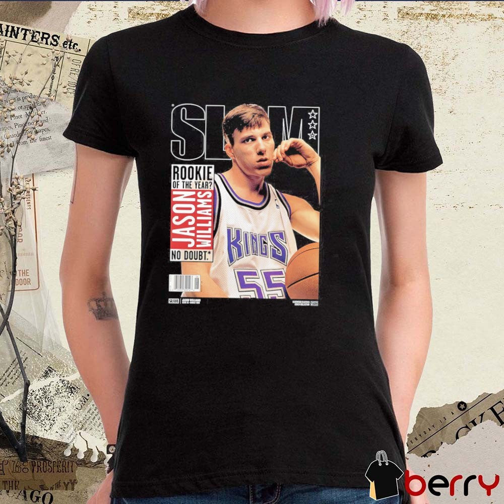 SLAM Hardwood Classics Cover – Sacramento Kings Rookie Of The Year Jason Williams No Doubt t-shirt