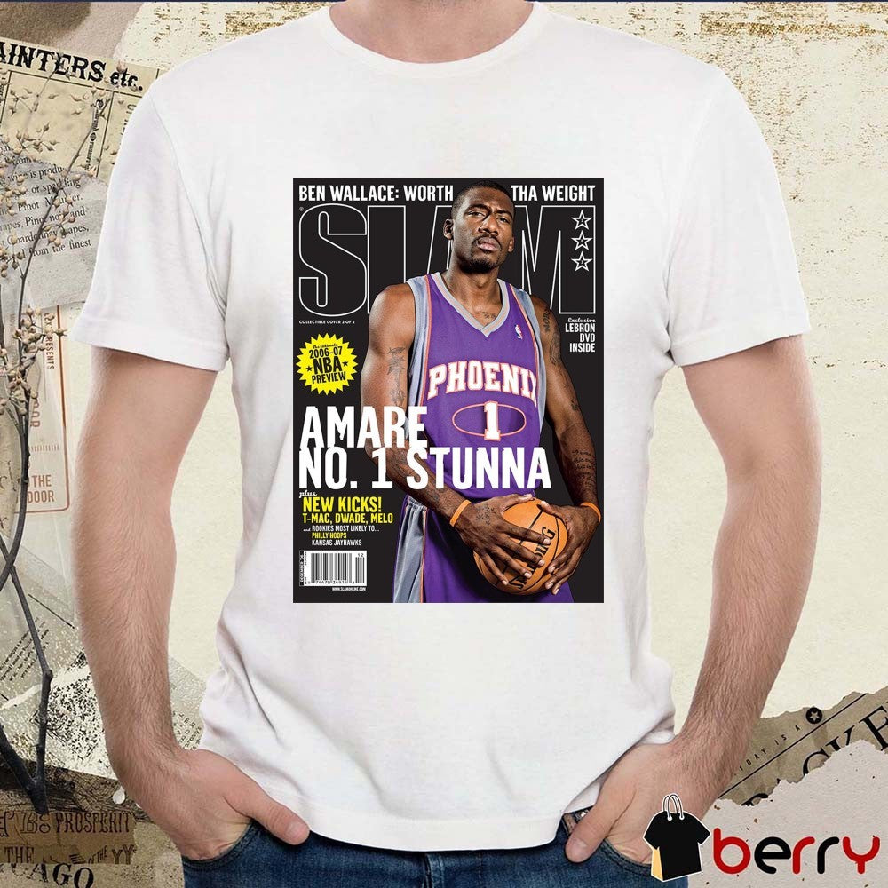 SLAM Magazine Ben Wallace Amare No 1 Stunna New Knicks 2026 Poster t-shirt