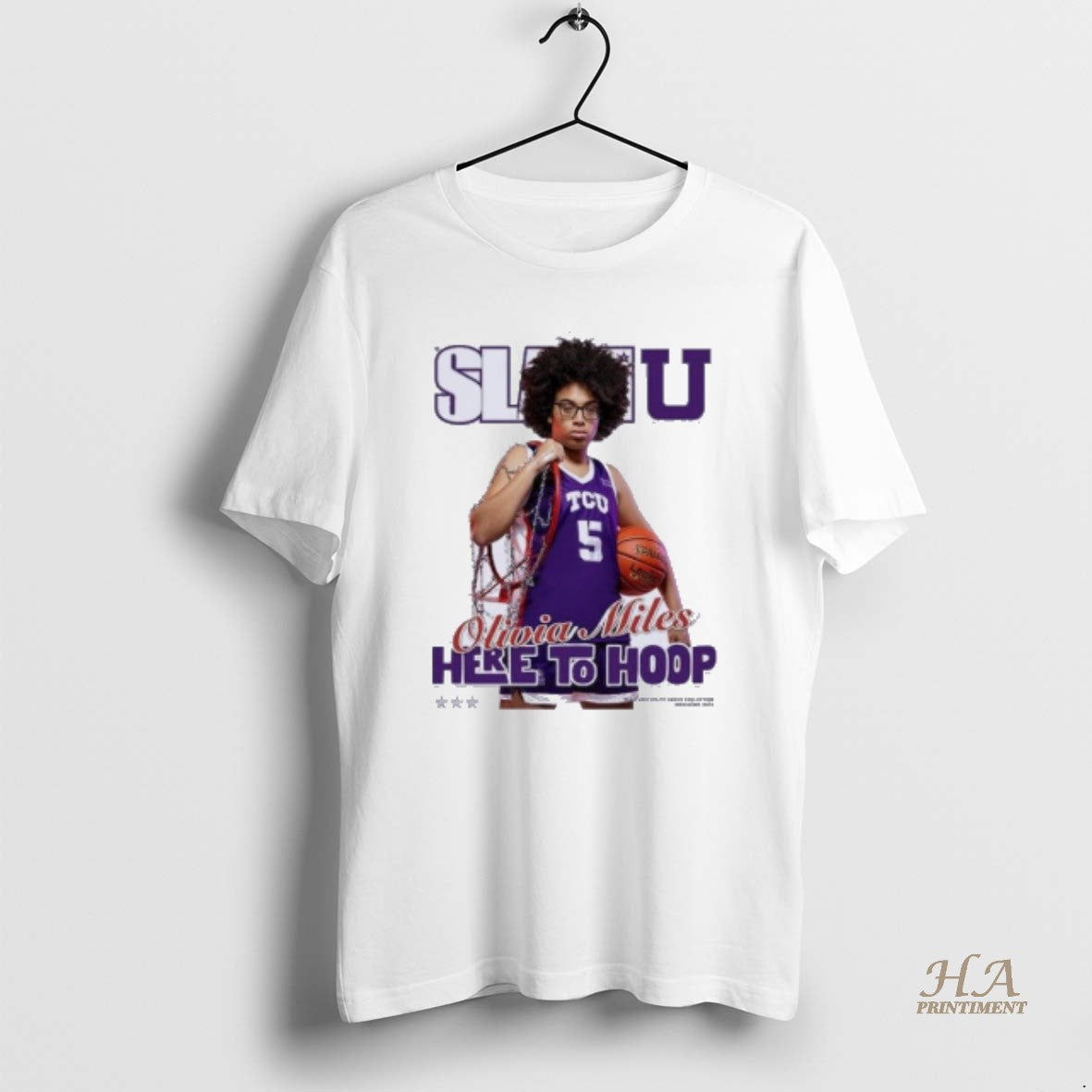 Official Slam Olivia Miles Here To Hoop T-Shirts, Hoodie, Sweatshirt | InkNestWear.com