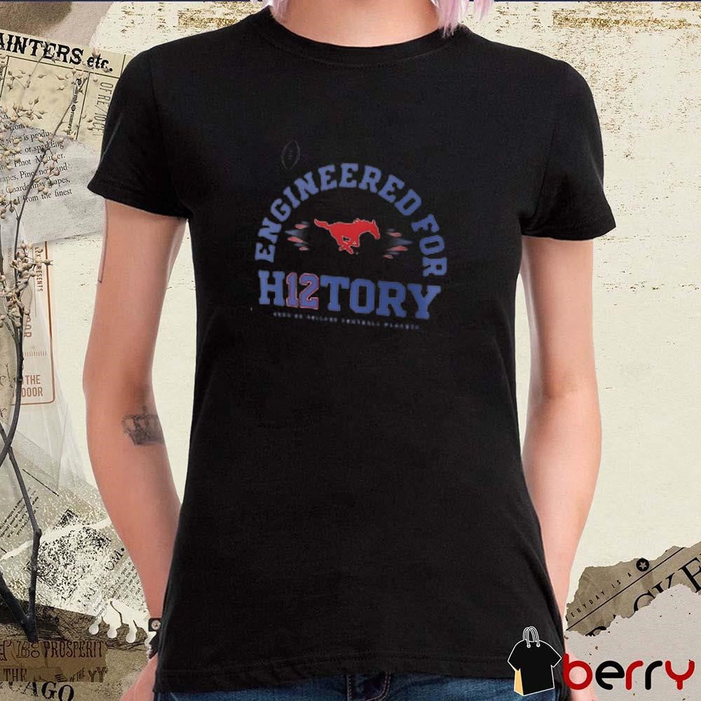 SMU Mustangs 2024-25 College Football Playoff Engineered for History t-shirt