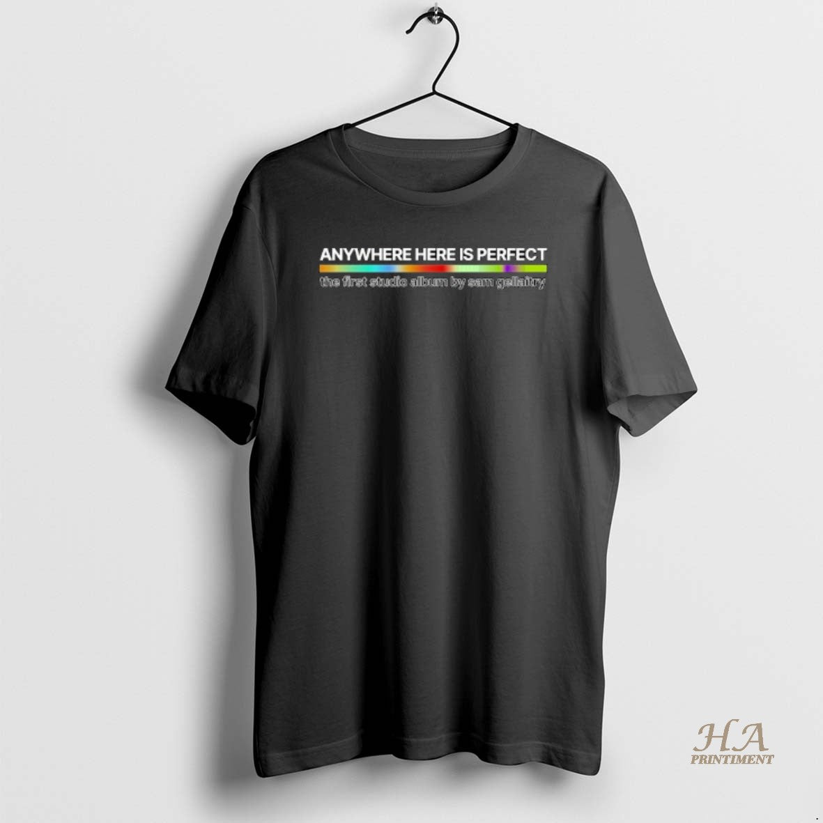 Official Sam Gellaitry Anywhere Here Is Perfect The First Studio Rainbow T-Shirts, Hoodie, Sweatshirt | InkNestWear.com
