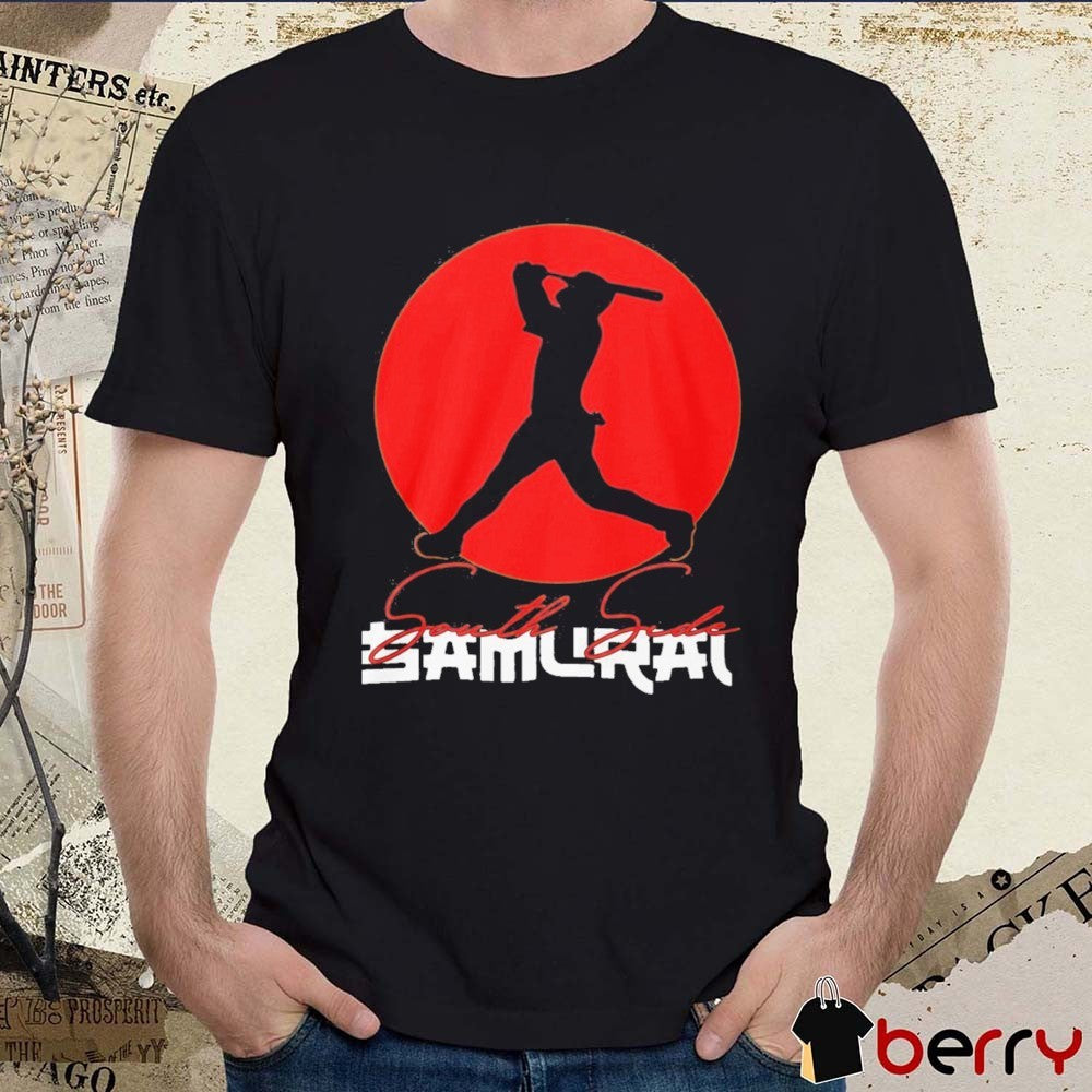 Samurai Baseball Player Silhouette South Side Munetaka Murakami Chicago White Sox MLB t-shirt
