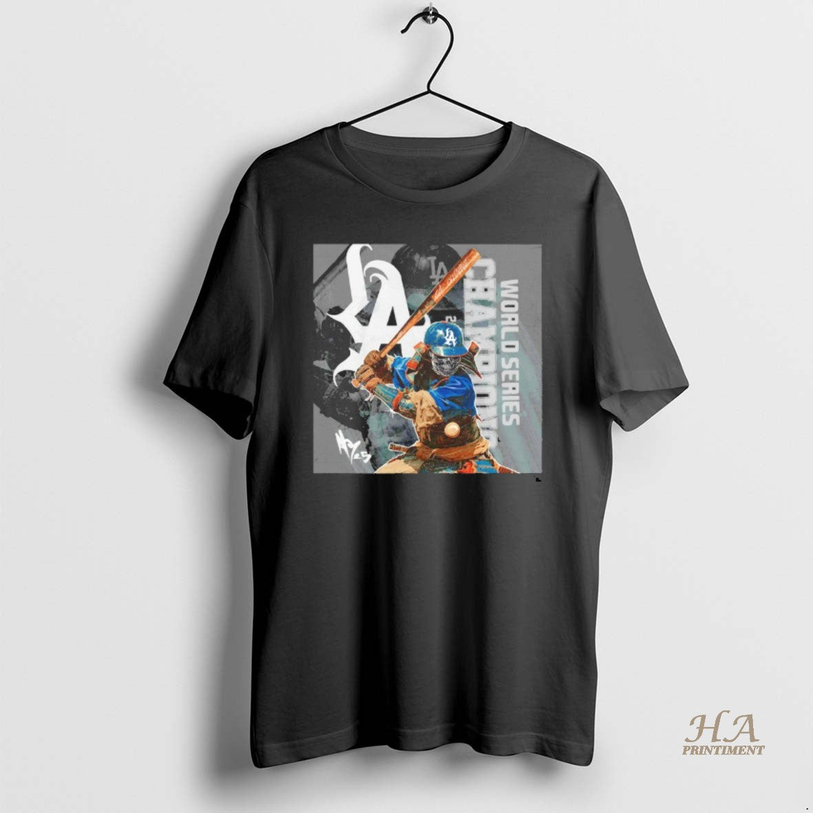 Official Samurai Baseball Player Los Angeles Dodgers World Series Champions Blackshirt T-Shirts, Hoodie, Sweatshirt