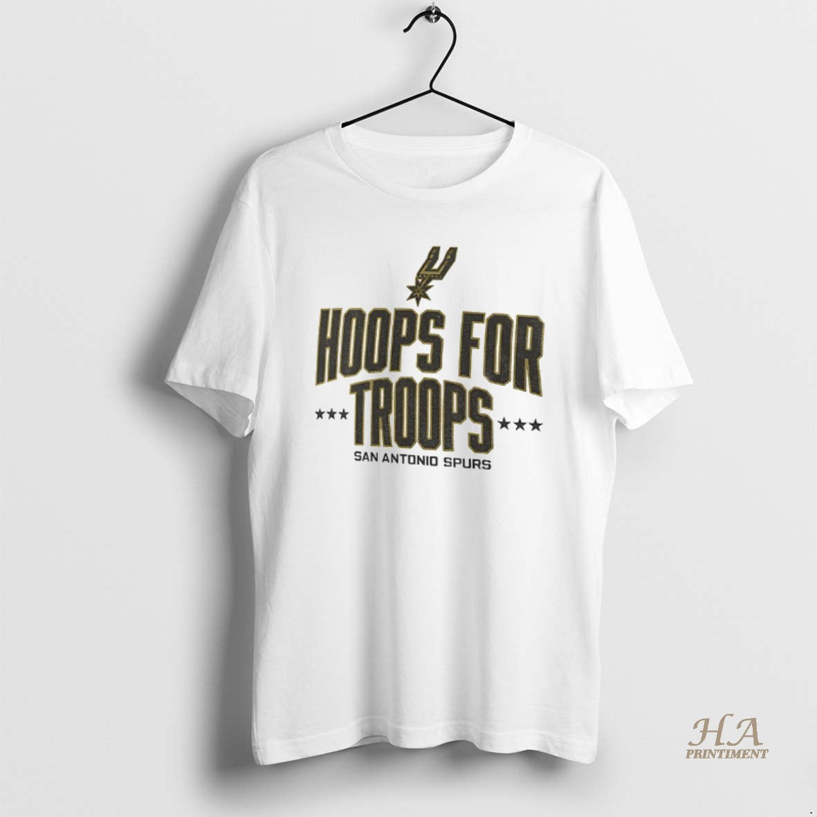Official San Antonio Spurs Basketball Nba Hoops For Troops Logo T-Shirts, Hoodie, Sweatshirt | InkNestWear.com