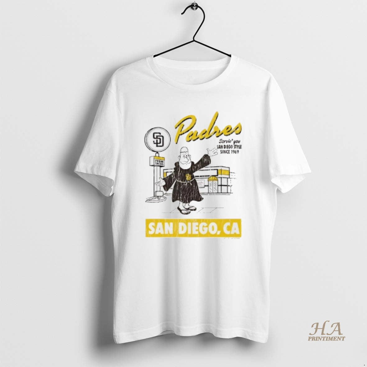 Official San Diego Padres Serving You Since 1969 T-Shirts, Hoodie, Sweatshirt | InkNestWear.com