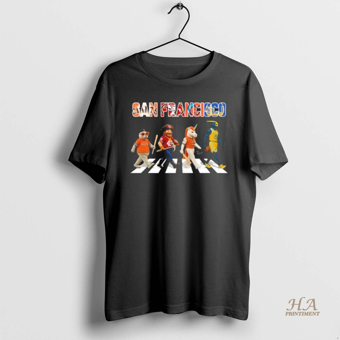 Official San Francisco Mascot Abbey Road T-Shirts, Hoodie, Sweatshirt | InkNestWear.com