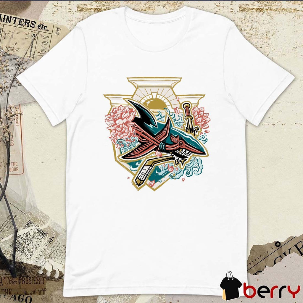 San Jose Sharks New Logo Designed By Brandon J. Tam t-shirt