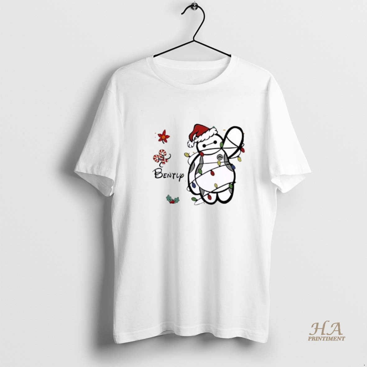 Official Santa Baymax Christmas Personalised Ornaments White T-Shirts, Hoodie, Sweatshirt | InkNestWear.com