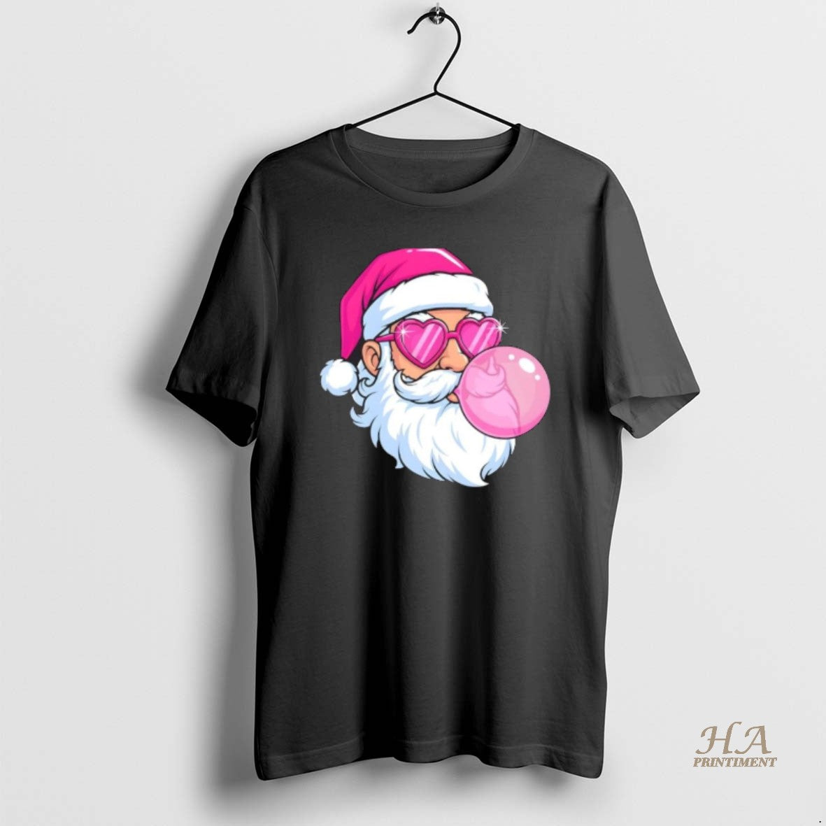 Official Santa Claus Bubblegum Retro Christmas T-Shirts, Hoodie, Sweatshirt | InkNestWear.com