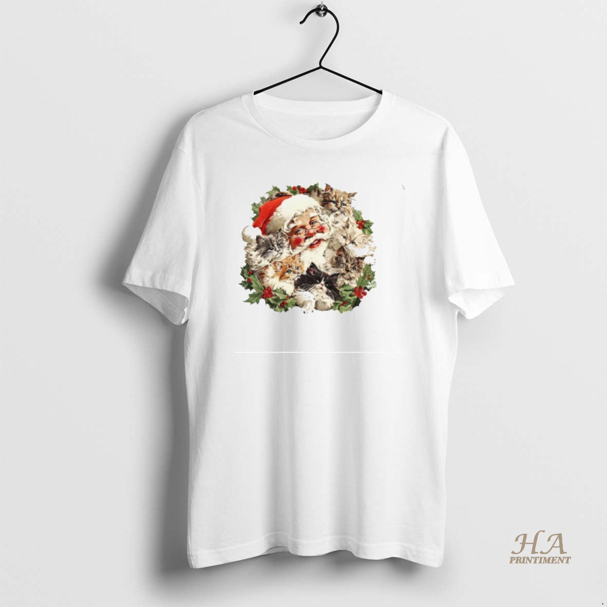 Official Santa Claus Kittens Christmas Retro 90s T-Shirts, Hoodie, Sweatshirt | InkNestWear.com