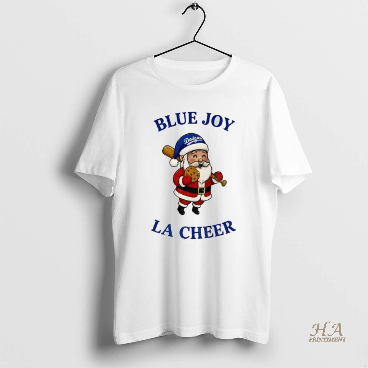 Official Santa Claus Los Angeles Dodgers Blue Joy La Cheer Baseball Mlb Christmas T-Shirts, Hoodie, Sweatshirt