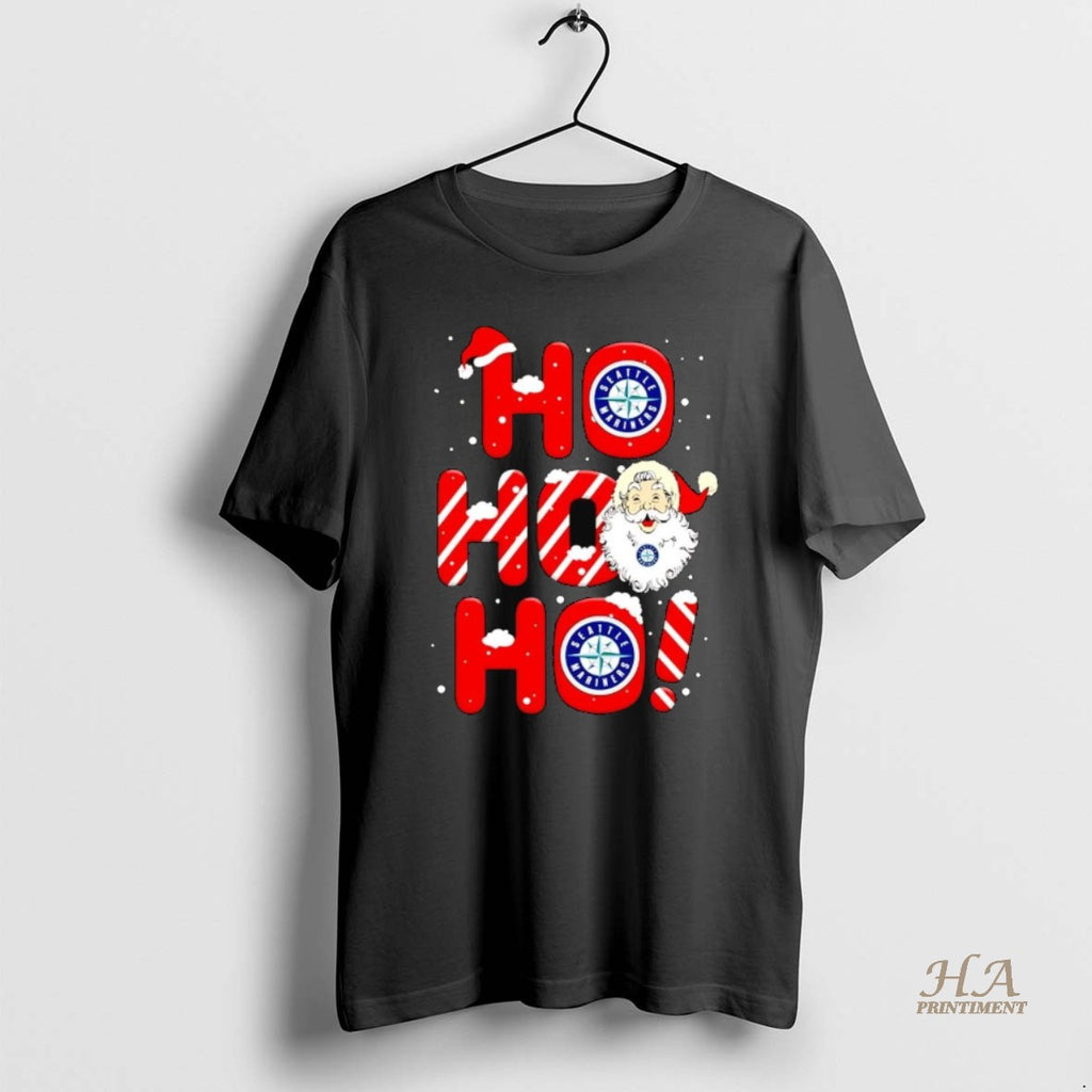 Official Santa Claus Seattle Mariners Ho Ho Ho Merry Christmas T-Shirts, Hoodie, Sweatshirt | InkNestWear.com