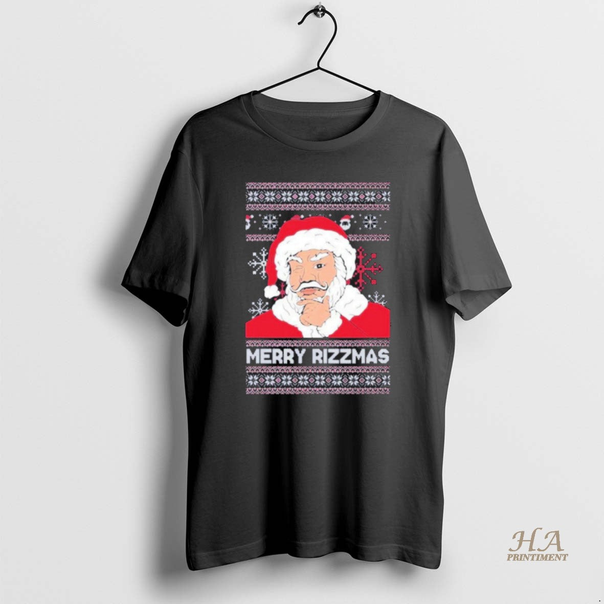Official Santa Claus Cartoon Merry Rizzmas Merry Christmas T-Shirts, Hoodie, Sweatshirt | InkNestWear.com