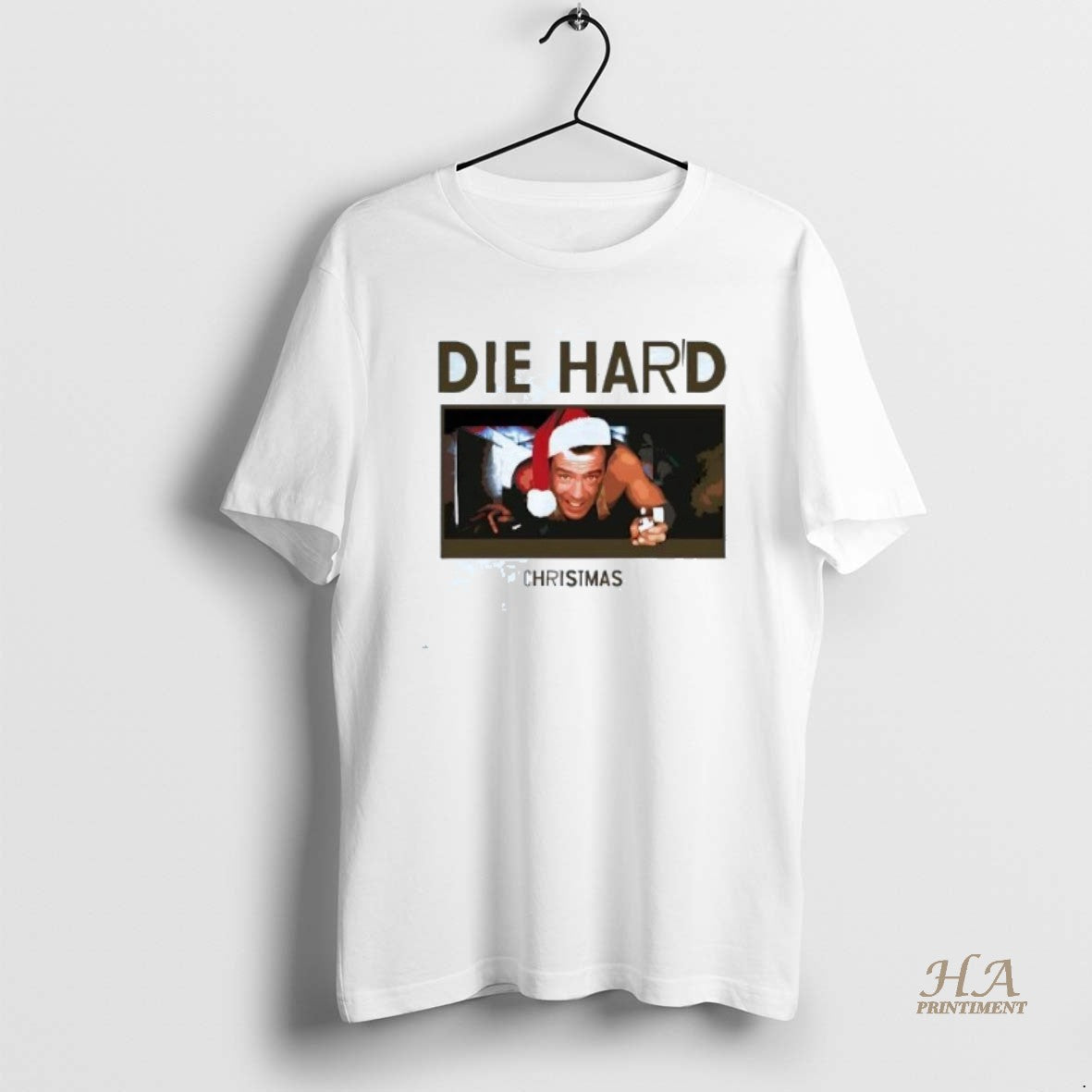 Official Santa John Mcclane In Air Duct Die Hard Christmas T-Shirts, Hoodie, Sweatshirt | InkNestWear.com