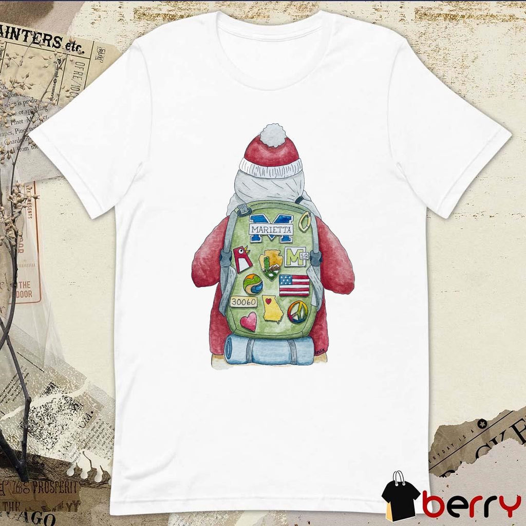 Santa Marietta 30060 Paint Merry Christmas 2024 t-shirt