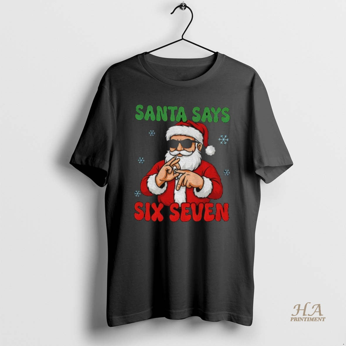 Official Santa Says Six Seven 6 7 Meme Xmas T-Shirts, Hoodie, Sweatshirt | InkNestWear.com