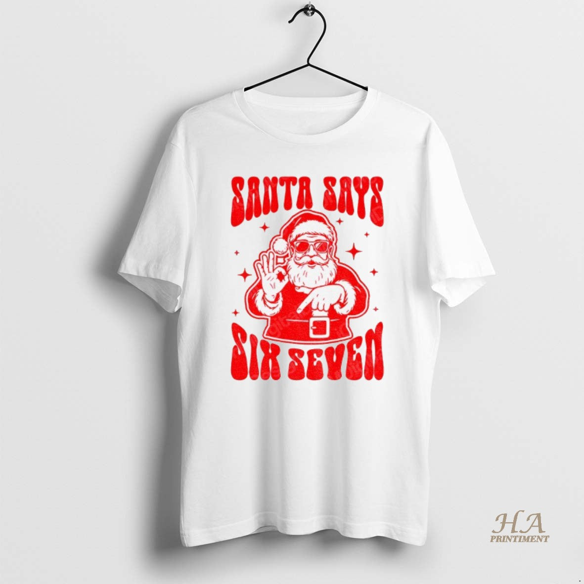 Official Santa Says Six Seven Funny 67 Christmas Trends T-Shirts, Hoodie, Sweatshirt | InkNestWear.com
