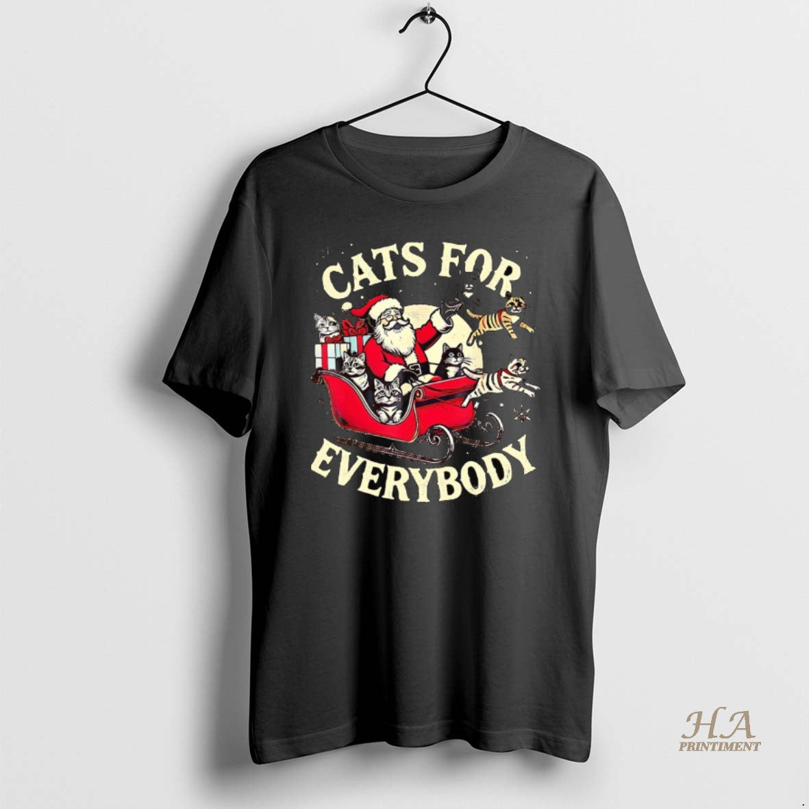 Official Santa Cats For Everybody Christmas T-Shirts, Hoodie, Sweatshirt | InkNestWear.com