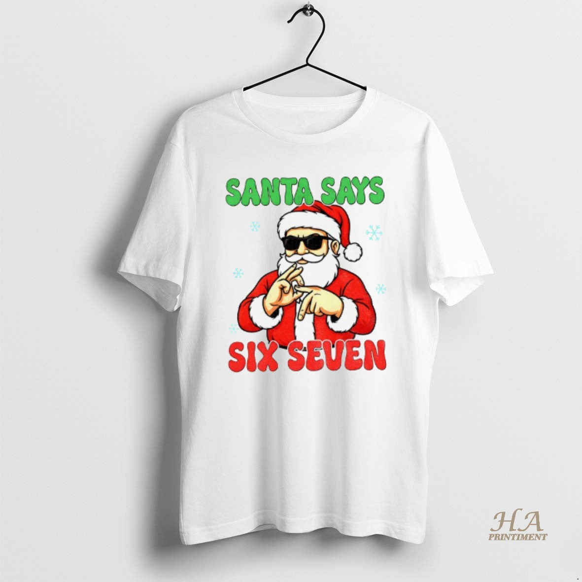 Official Santa Says Six Seven Christmas 6 7 Funny Saying T-Shirts, Hoodie, Sweatshirt | InkNestWear.com