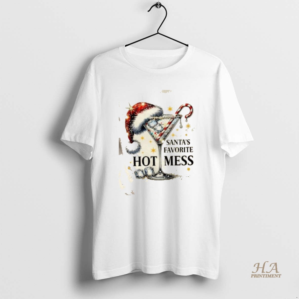 Official Santas Favorite Hot Mess Christmas T-Shirts, Hoodie, Sweatshirt | InkNestWear.com
