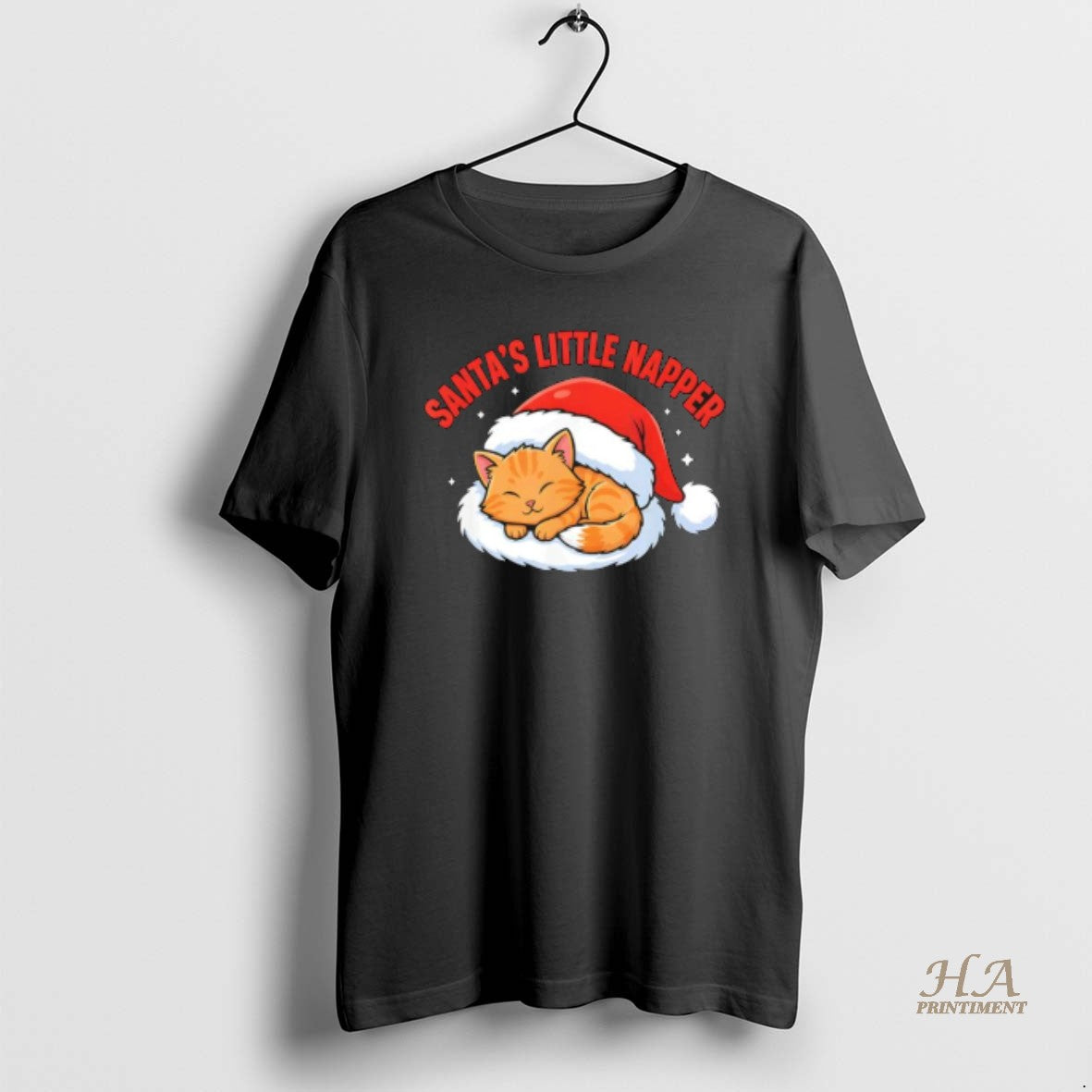 Official Santas Little Napper Cute Christmas Funny Cat T-Shirts, Hoodie, Sweatshirt | InkNestWear.com