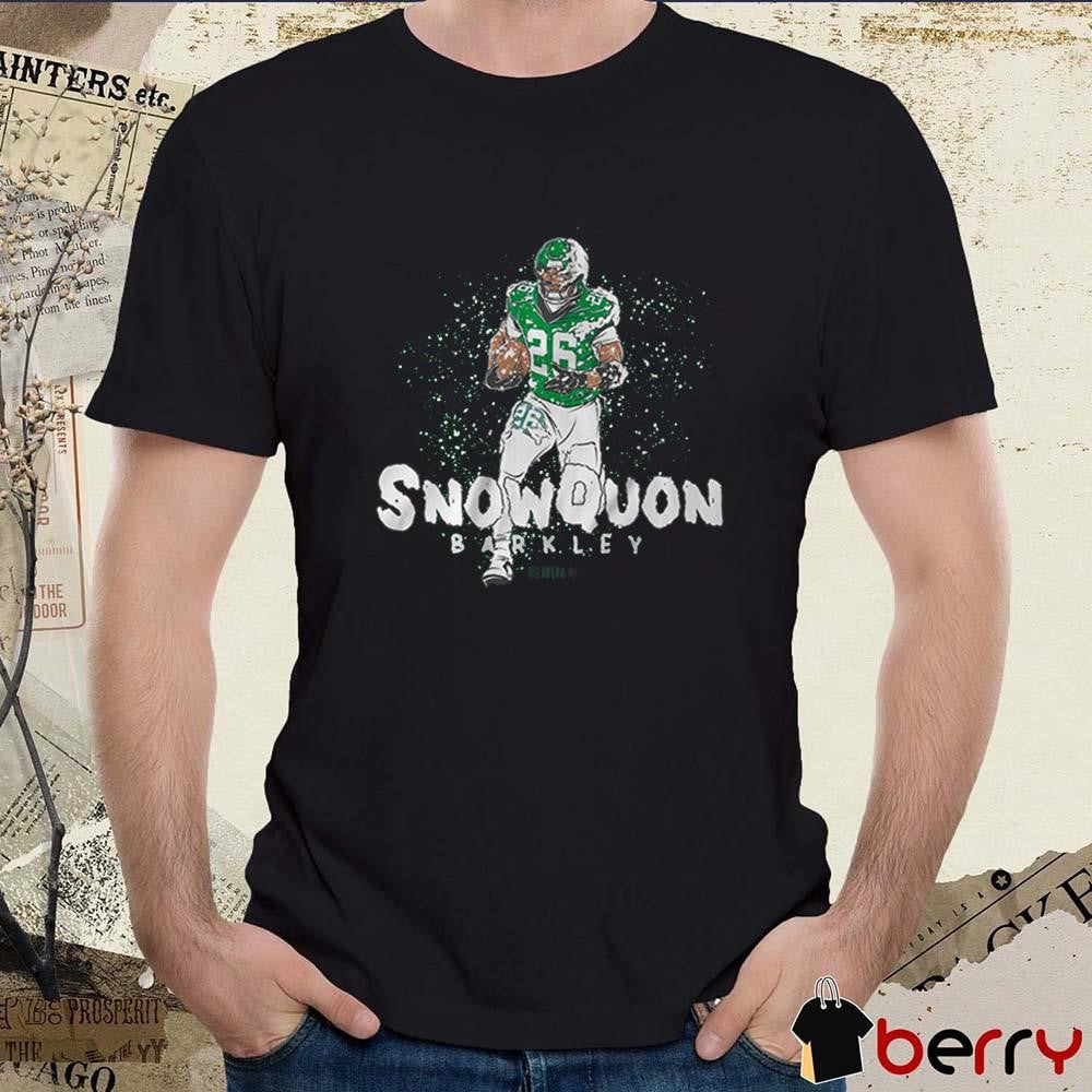 Saquon Barkley Snowquon Barkley Philadelphia Eagles NFL Graphic t-shirt