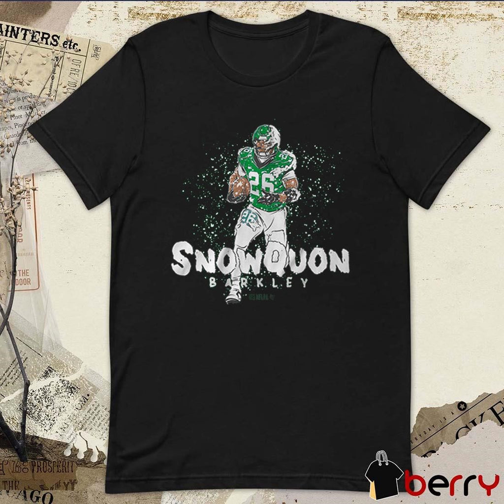 Saquon Barkley Snowquon Barkley Philadelphia Eagles NFL Graphic t-shirt