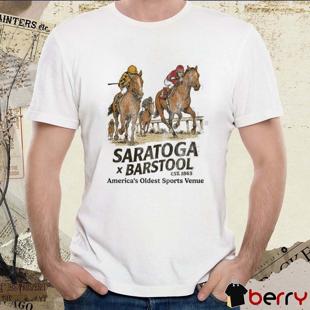 Saratoga x Barstool Sports Classic Est 1863 America’s Oldest Sports Venue Vintage t-shirt