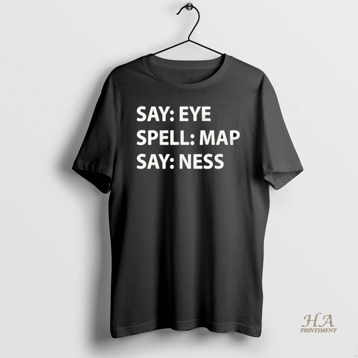 Official Say Eye Spell Map Say Ness T-Shirts, Hoodie, Sweatshirt | InkNestWear.com