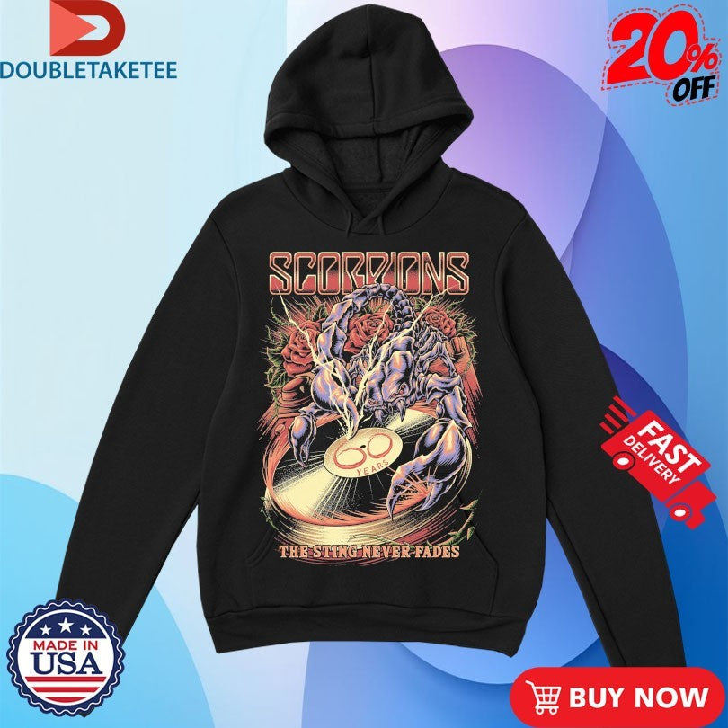 Scorpions The Sting Never Fades 60 Years Shirts