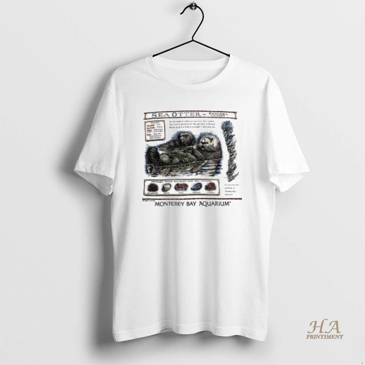 Official Sea Otter Enhydra Lutris Monterey Bay Aquarium Vintage T-Shirts, Hoodie, Sweatshirt | InkNestWear.com
