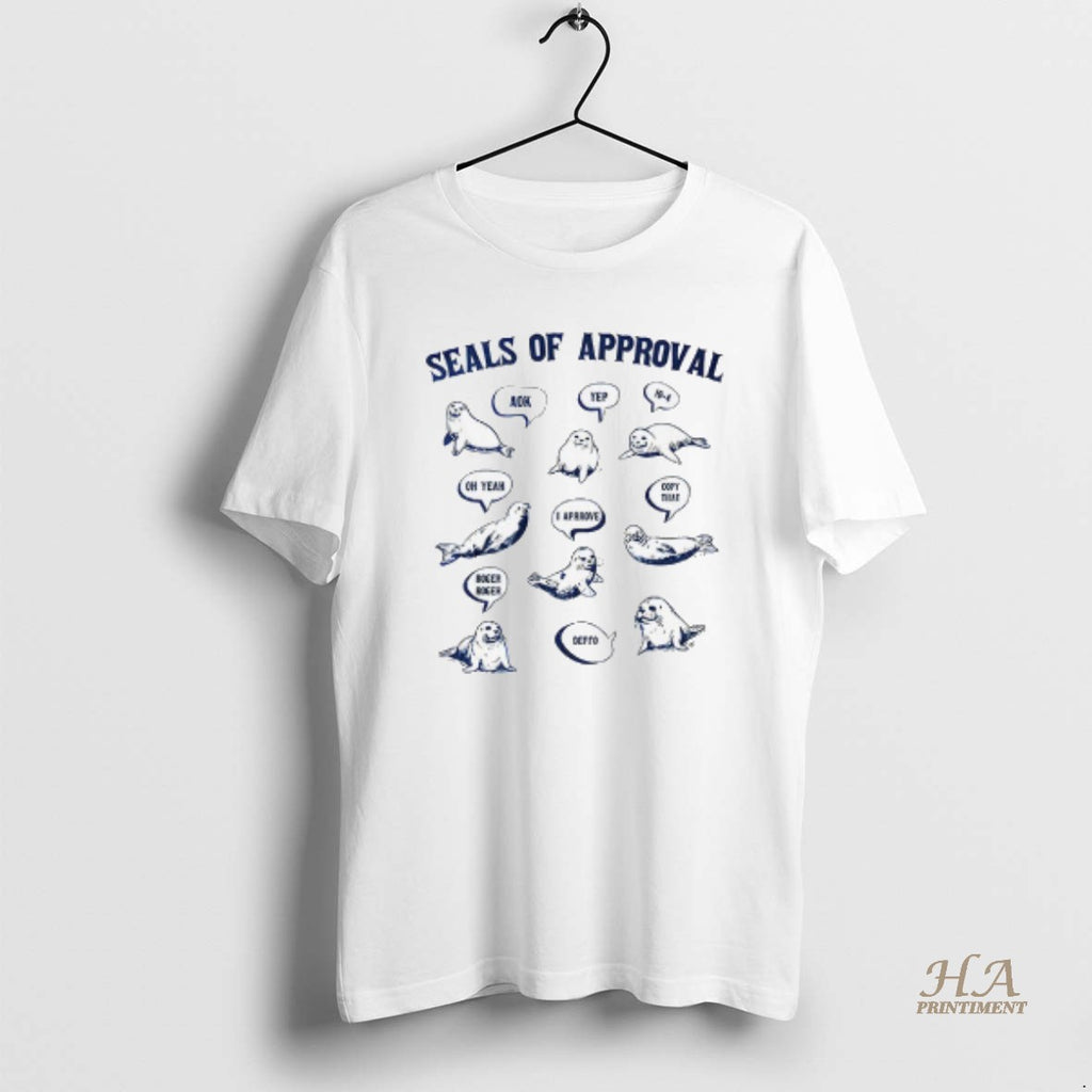 Official Seals Of Approval Funny Seal Graphic T-Shirts, Hoodie, Sweatshirt | InkNestWear.com