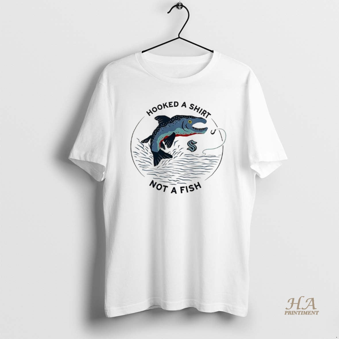 Official Seattle Kraken Hooked Not A Fish T-Shirts, Hoodie, Sweatshirt | InkNestWear.com